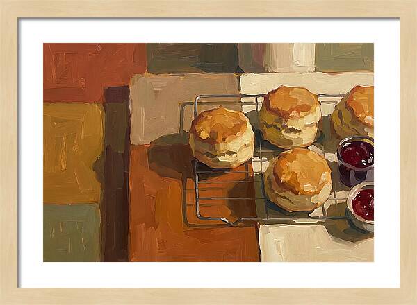 Fresh Baked Scones Cooling