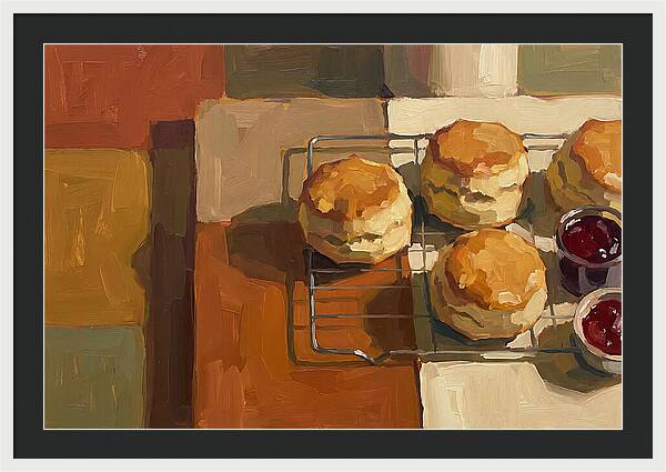Fresh Baked Scones Cooling