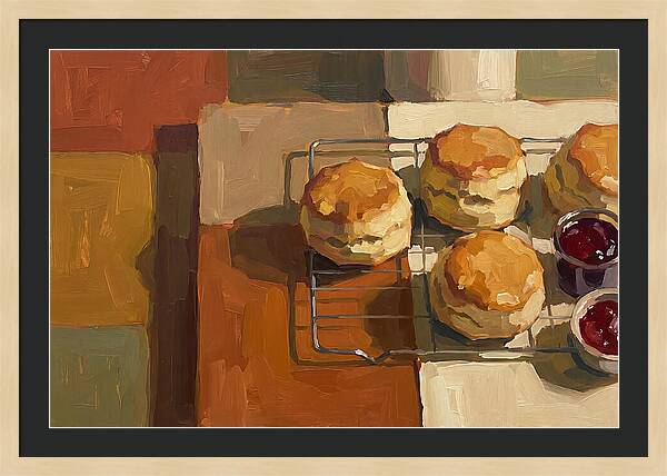 Fresh Baked Scones Cooling