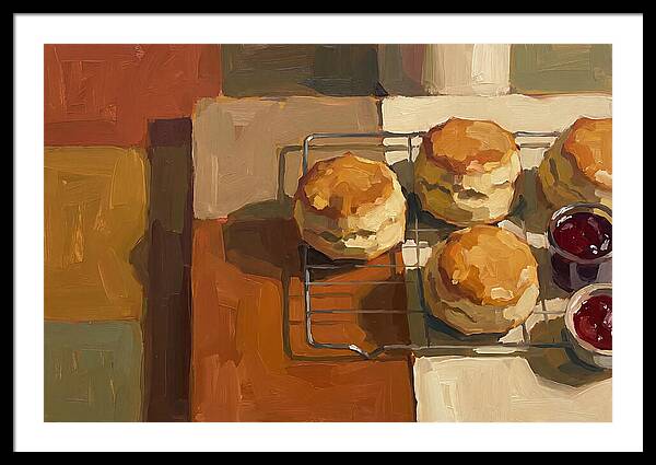 Fresh Baked Scones Cooling