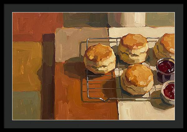 Fresh Baked Scones Cooling