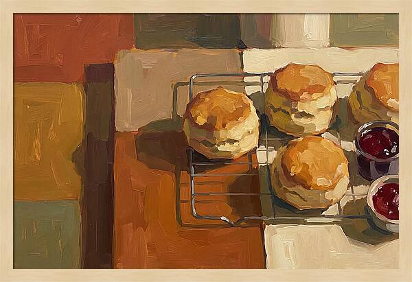 Fresh Baked Scones Cooling