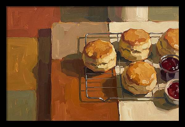 Fresh Baked Scones Cooling
