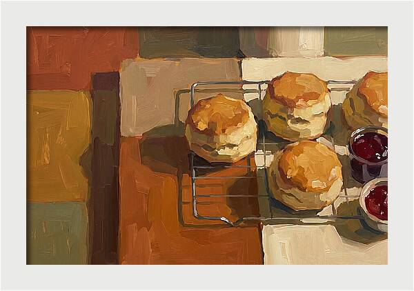 Fresh Baked Scones Cooling
