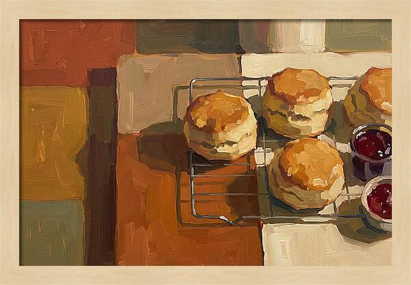 Fresh Baked Scones Cooling