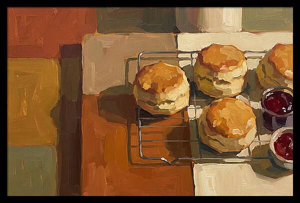 Fresh Baked Scones Cooling