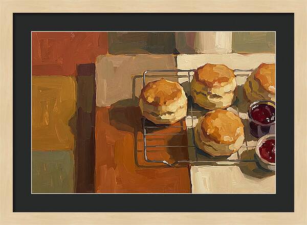 Fresh Baked Scones Cooling