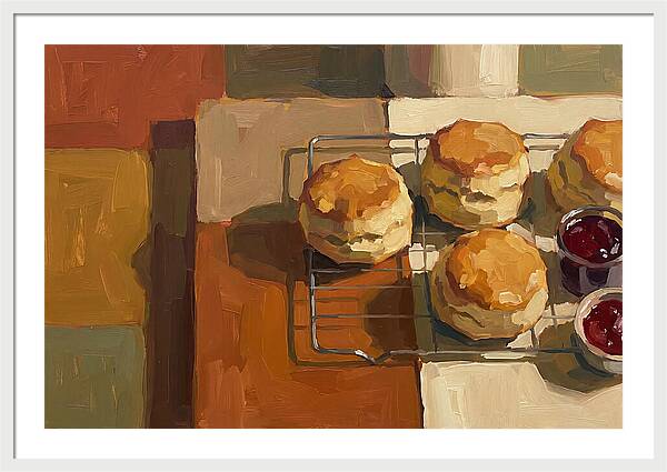 Fresh Baked Scones Cooling
