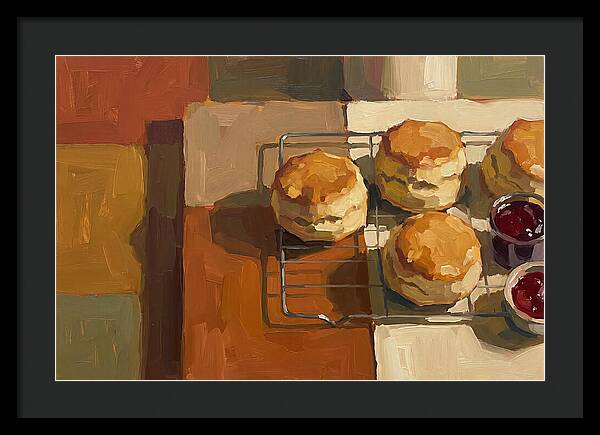 Fresh Baked Scones Cooling