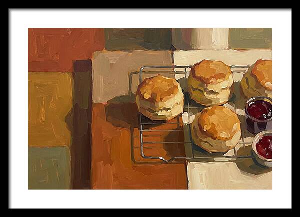 Fresh Baked Scones Cooling