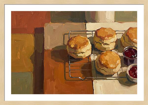 Fresh Baked Scones Cooling