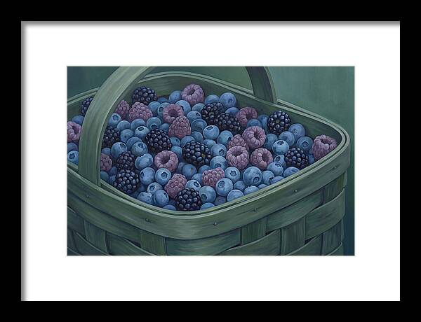 Fresh Berries In A Basket