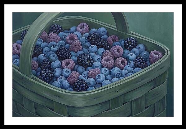 Fresh Berries In A Basket