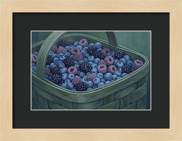 Fresh Berries In A Basket
