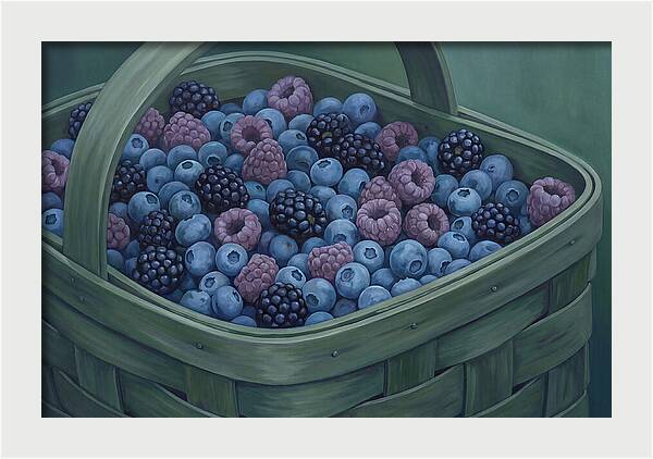 Fresh Berries In A Basket