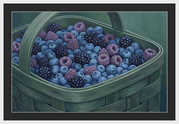 Fresh Berries In A Basket