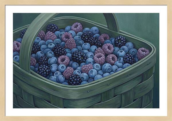Fresh Berries In A Basket