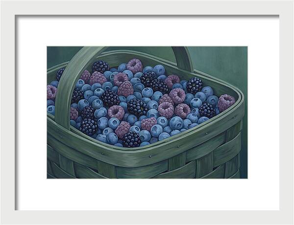 Fresh Berries In A Basket