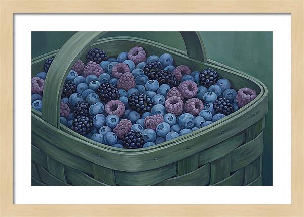 Fresh Berries In A Basket