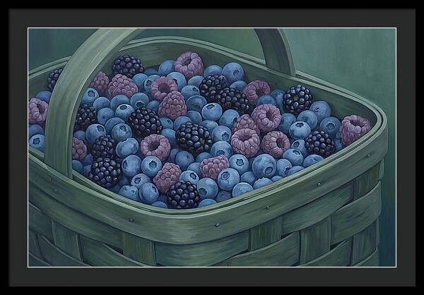 Fresh Berries In A Basket