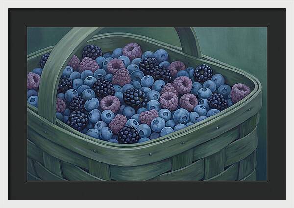 Fresh Berries In A Basket