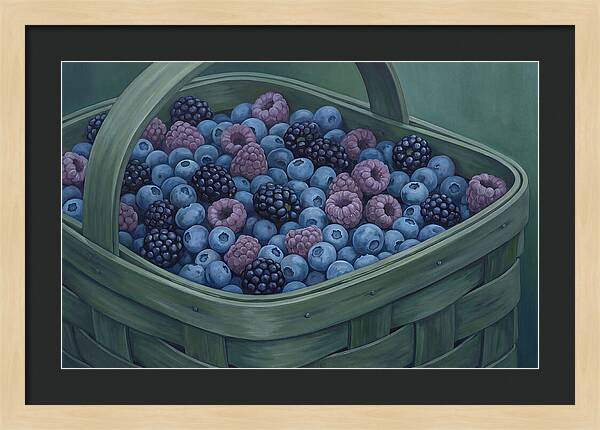 Fresh Berries In A Basket
