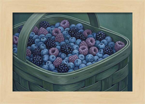 Fresh Berries In A Basket