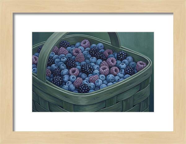 Fresh Berries In A Basket