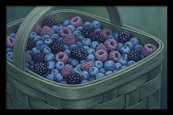 Fresh Berries In A Basket