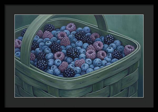 Fresh Berries In A Basket