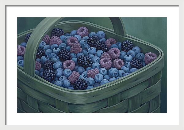 Fresh Berries In A Basket
