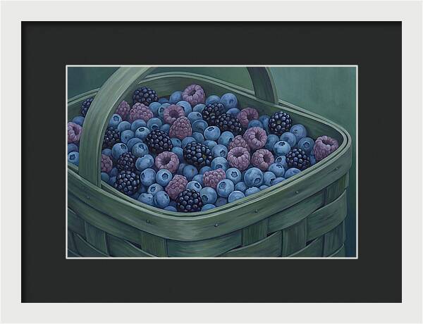 Fresh Berries In A Basket