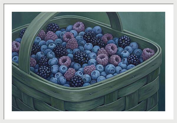 Fresh Berries In A Basket