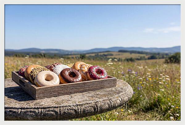 Fresh Donuts Under The Sun