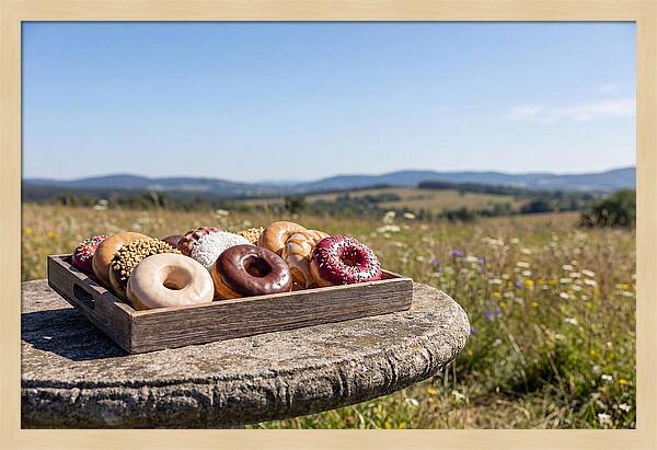 Fresh Donuts Under The Sun