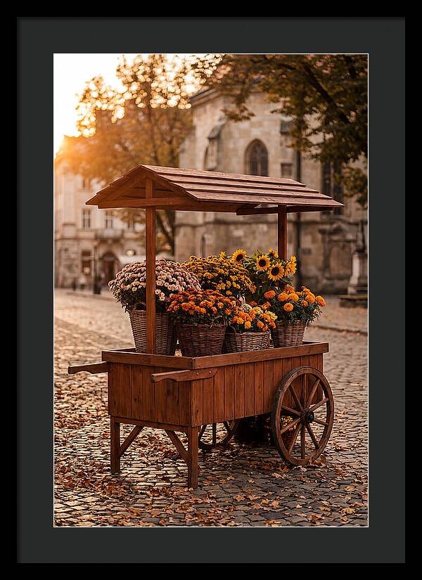 Fresh Flowers In Autumn Light