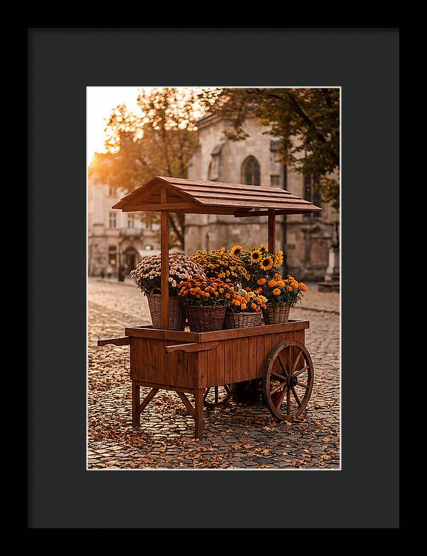 Fresh Flowers In Autumn Light