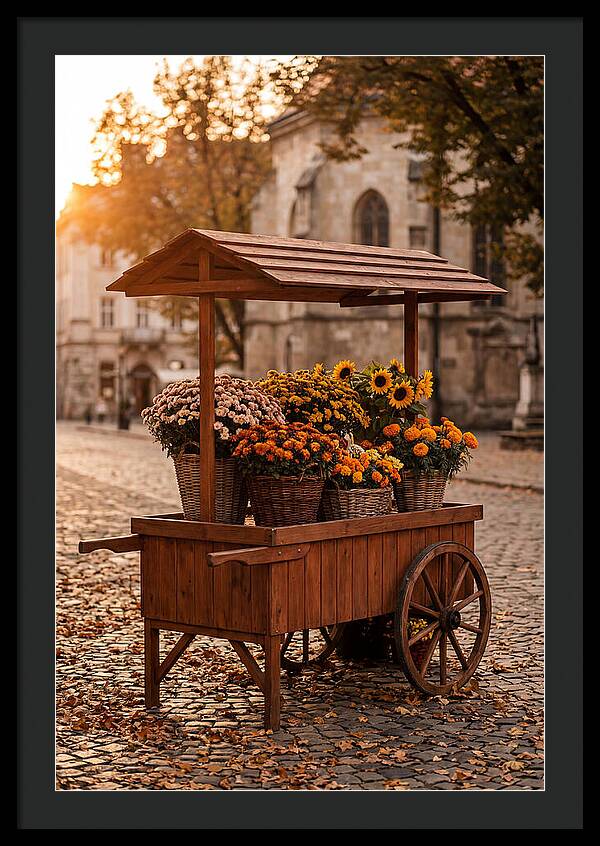 Fresh Flowers In Autumn Light