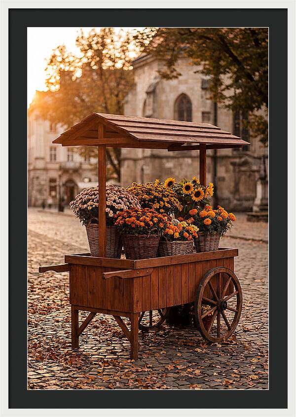 Fresh Flowers In Autumn Light