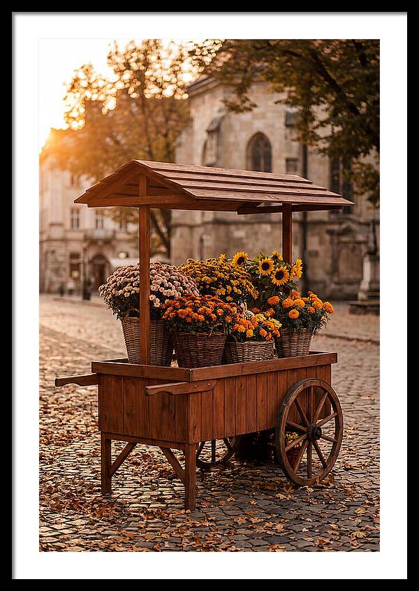 Fresh Flowers In Autumn Light