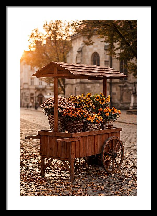 Fresh Flowers In Autumn Light