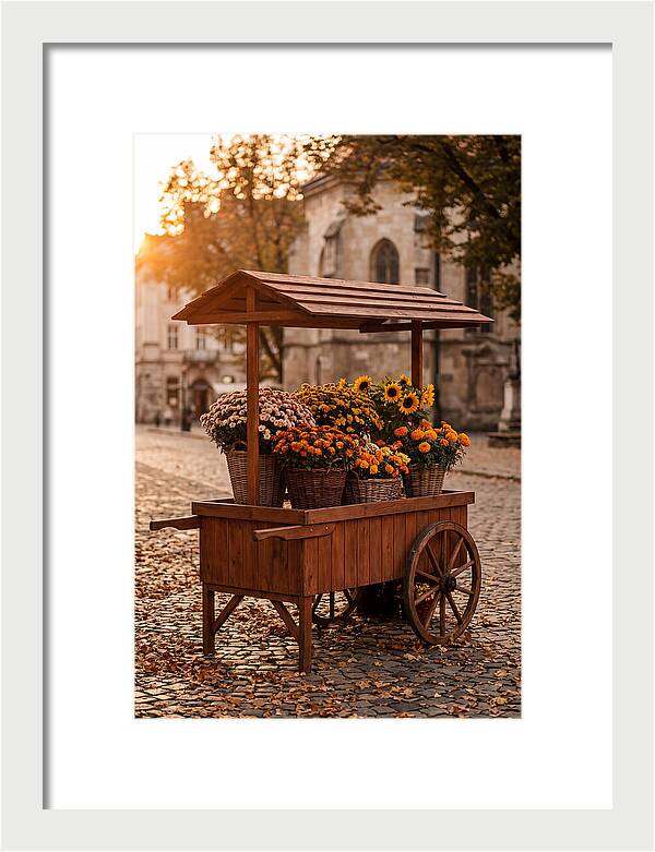 Fresh Flowers In Autumn Light