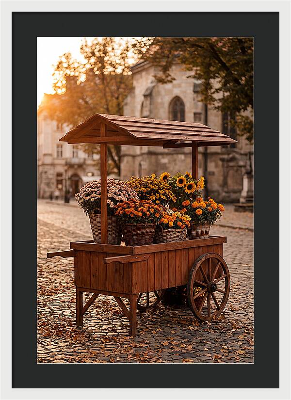 Fresh Flowers In Autumn Light