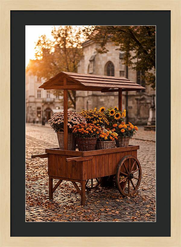 Fresh Flowers In Autumn Light
