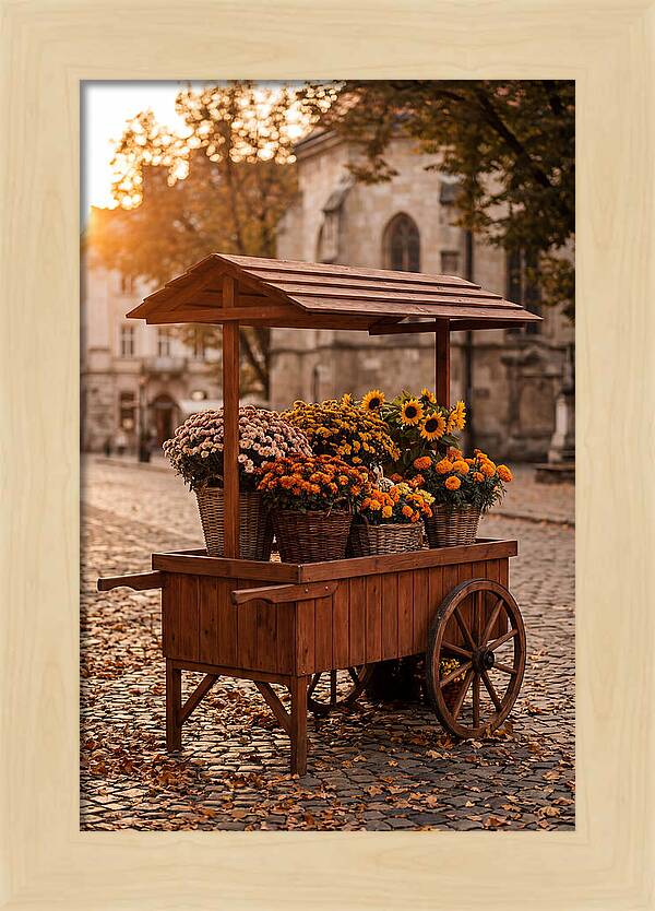 Fresh Flowers In Autumn Light