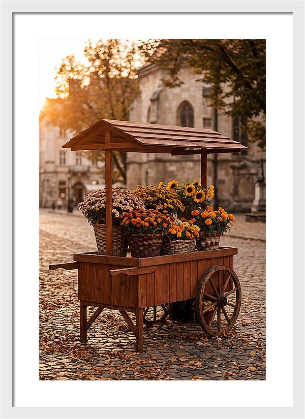 Fresh Flowers In Autumn Light