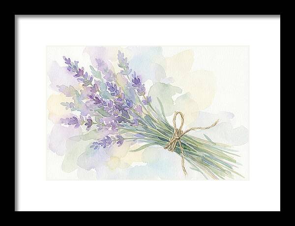 Fresh Lavender Stems Tied With Twine