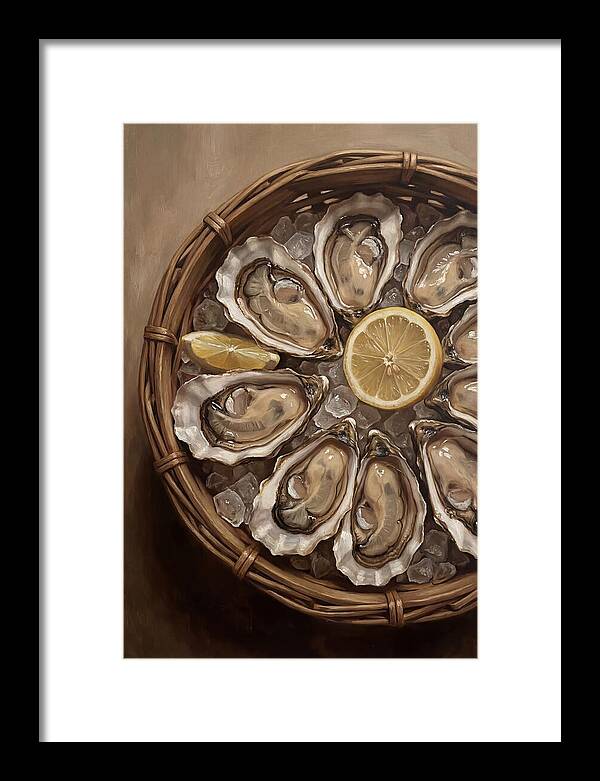 Fresh Oysters On Ice