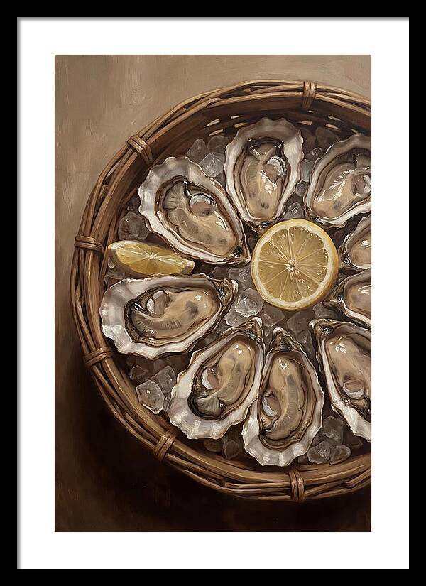 Fresh Oysters On Ice