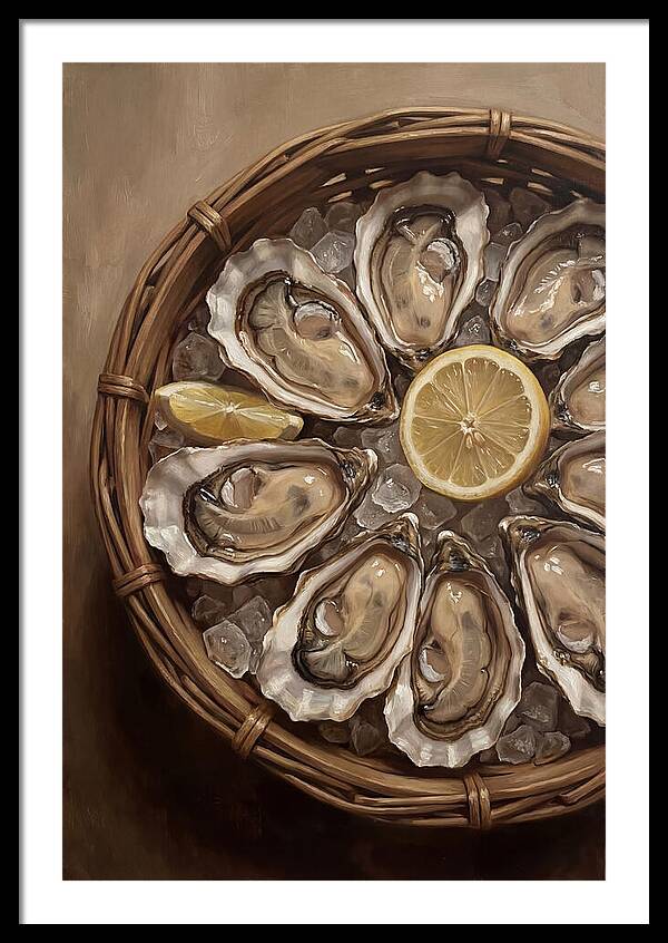 Fresh Oysters On Ice